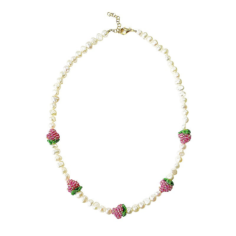 EKSKLUSIV STRAWBERRY PEARL Necklace